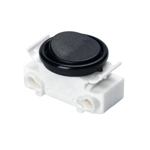 Schwarzer Orion Lightstyle Wippschalter für Lampen und Leuchten zum Einbau.