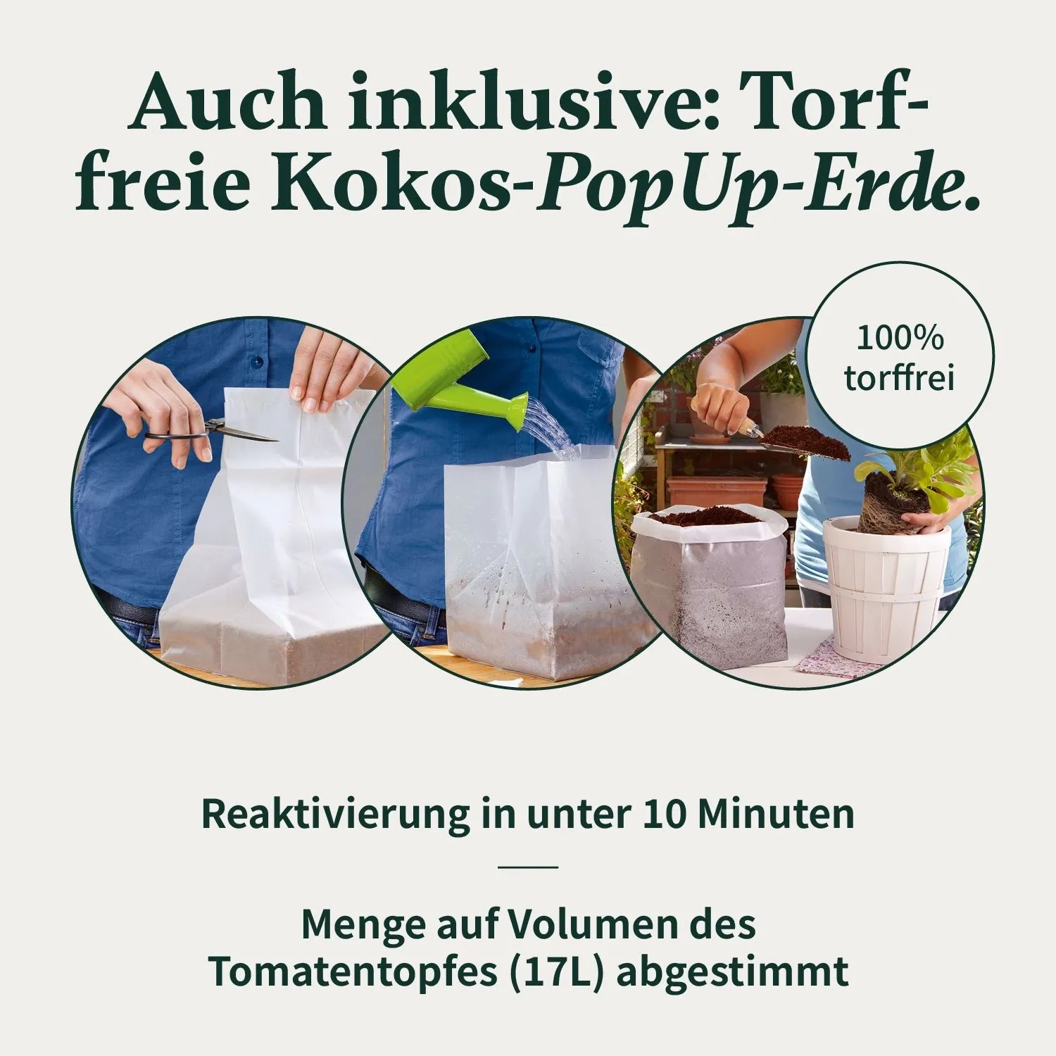 VERDOBA Tomatentopf Tomaten Anzuchtset Inkl. Saatgut & Erde Rankhilfe_6