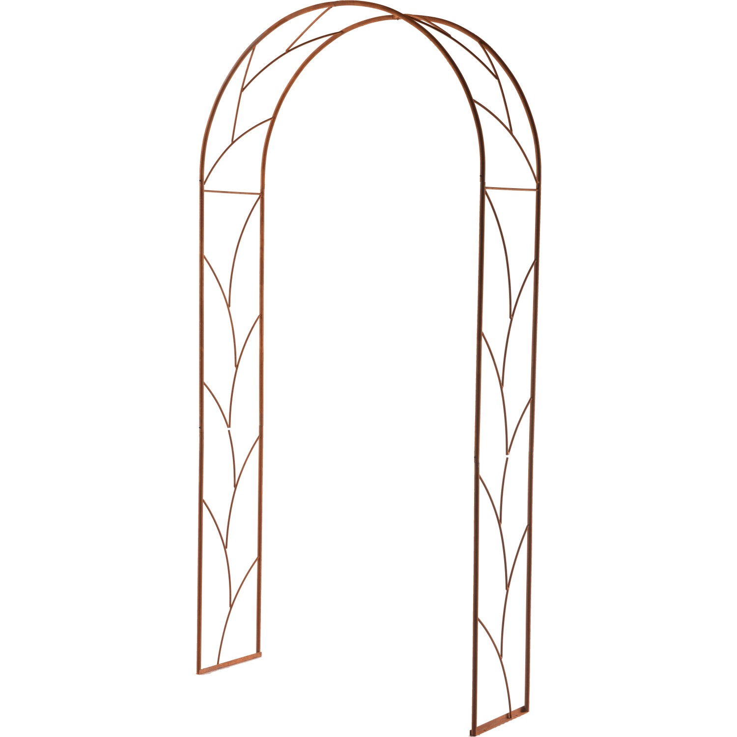 Rosenbogen Metall 124 x 36 x 244 cm Natur-Rost kaufen bei OBI