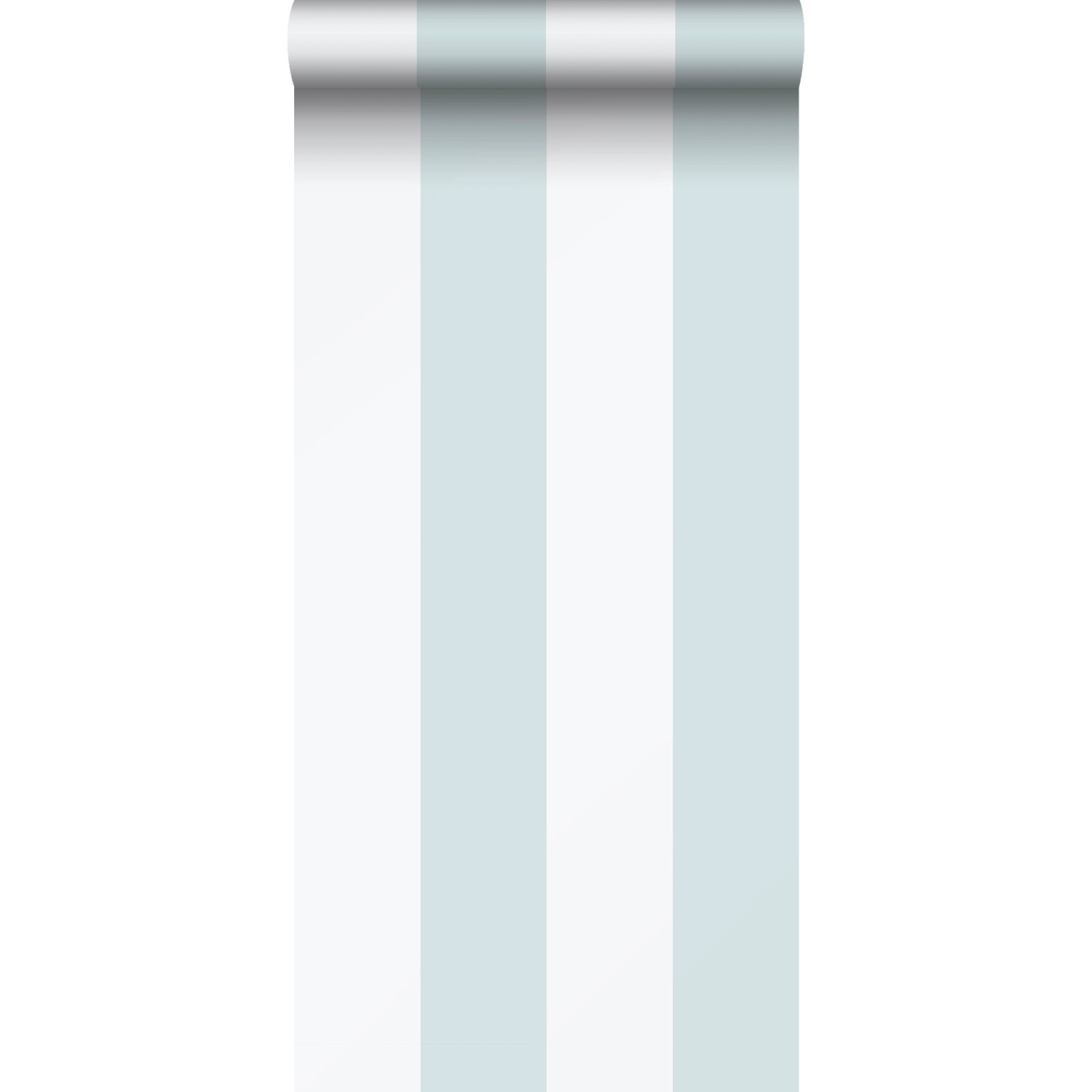 Sanders & Sanders Tapete Streifen Hellblau und Weiß 53 cm x 10.05 m günstig online kaufen