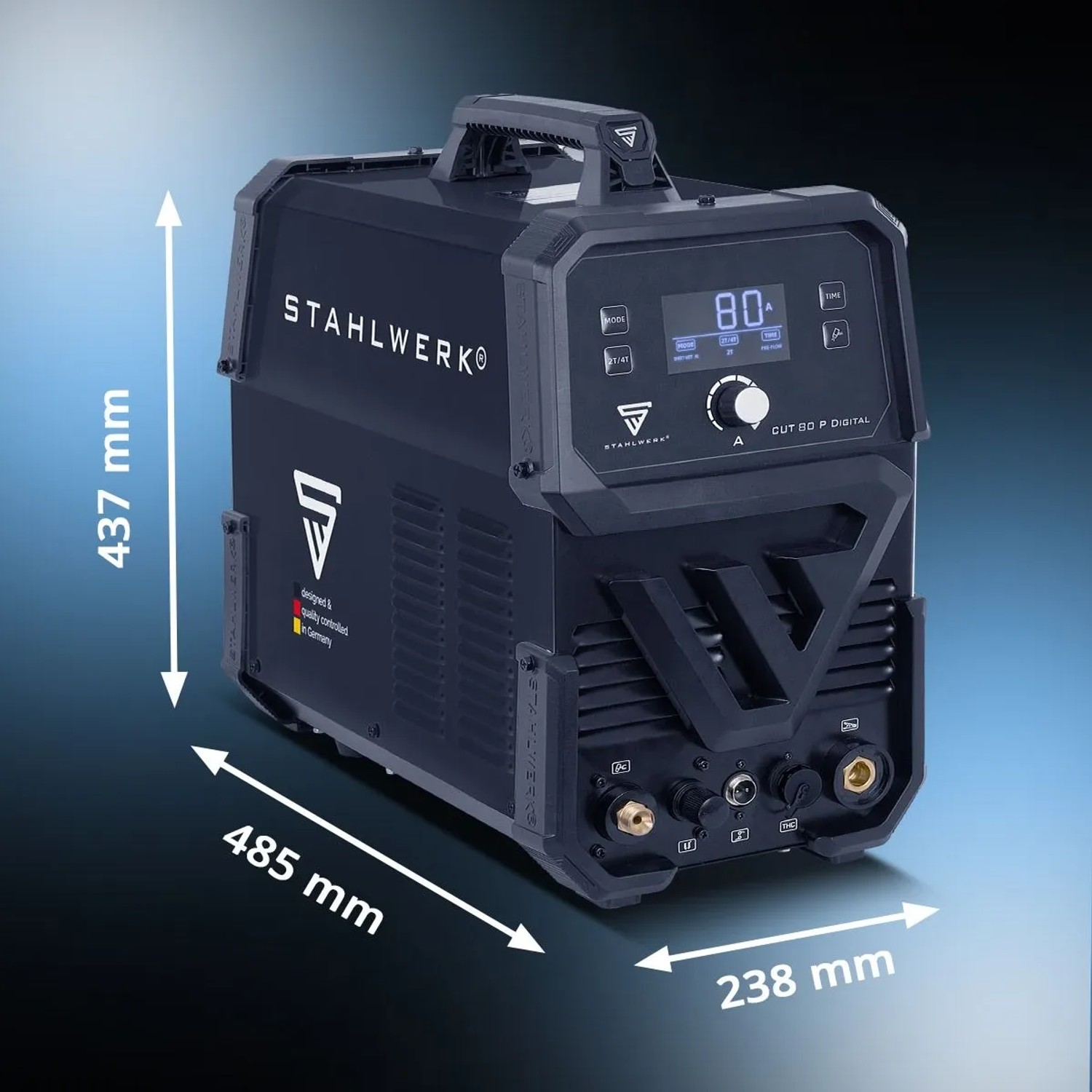 KIT MATERIALI DI consumo taglio al plasma completo P80 LTP8000 IGBT 80A