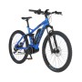 Blaues Fischer E-Bike Montis EM 1862, 48 cm Rahmenhöhe. Sportliches E-Mountainbike.