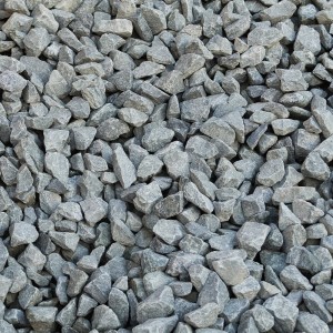 Grauer Gabiona Granodiorit Zierkies (32-62mm) für Gabionenfüllung.