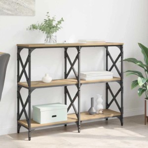 vidaXL Konsolentisch Artisan-Eiche 100 x 28 x 80,5 cm Holzwerkstoff 882782
