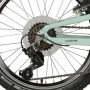 Detailaufnahme: Prophete Mountainbike Trio 100 Kinder-ATB 20 Zoll, Mint, mit Shimano Tourney 7-Gang-Schaltung.