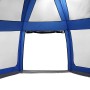 vidaXL Poolzelt mit Abnehmbarem Überzelt Netzwänden Azurblau 510x510cm 4100634_8