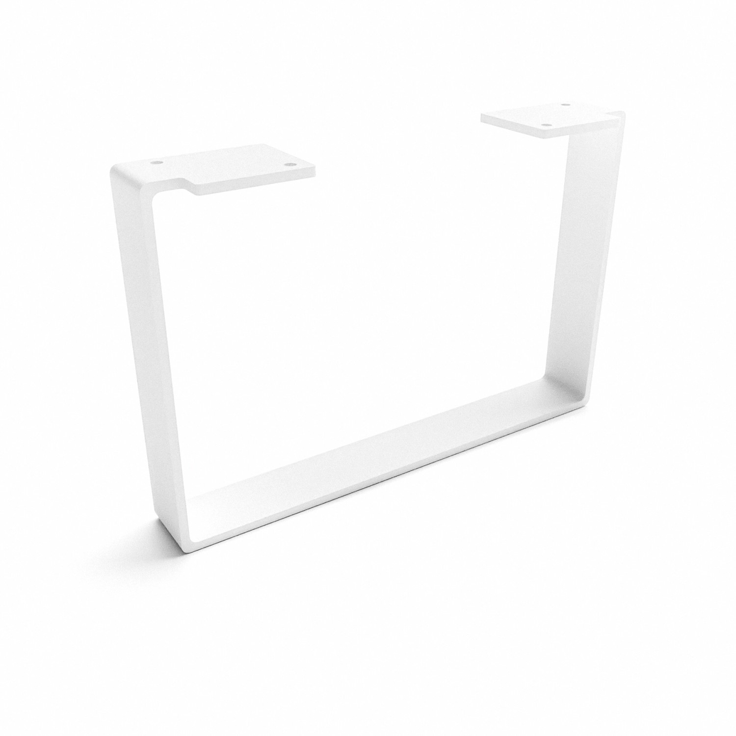 HEVVA Möbelbein LUXEMBURG 20 cm Hoch 30 cm Tief 1 Fuß Weiß