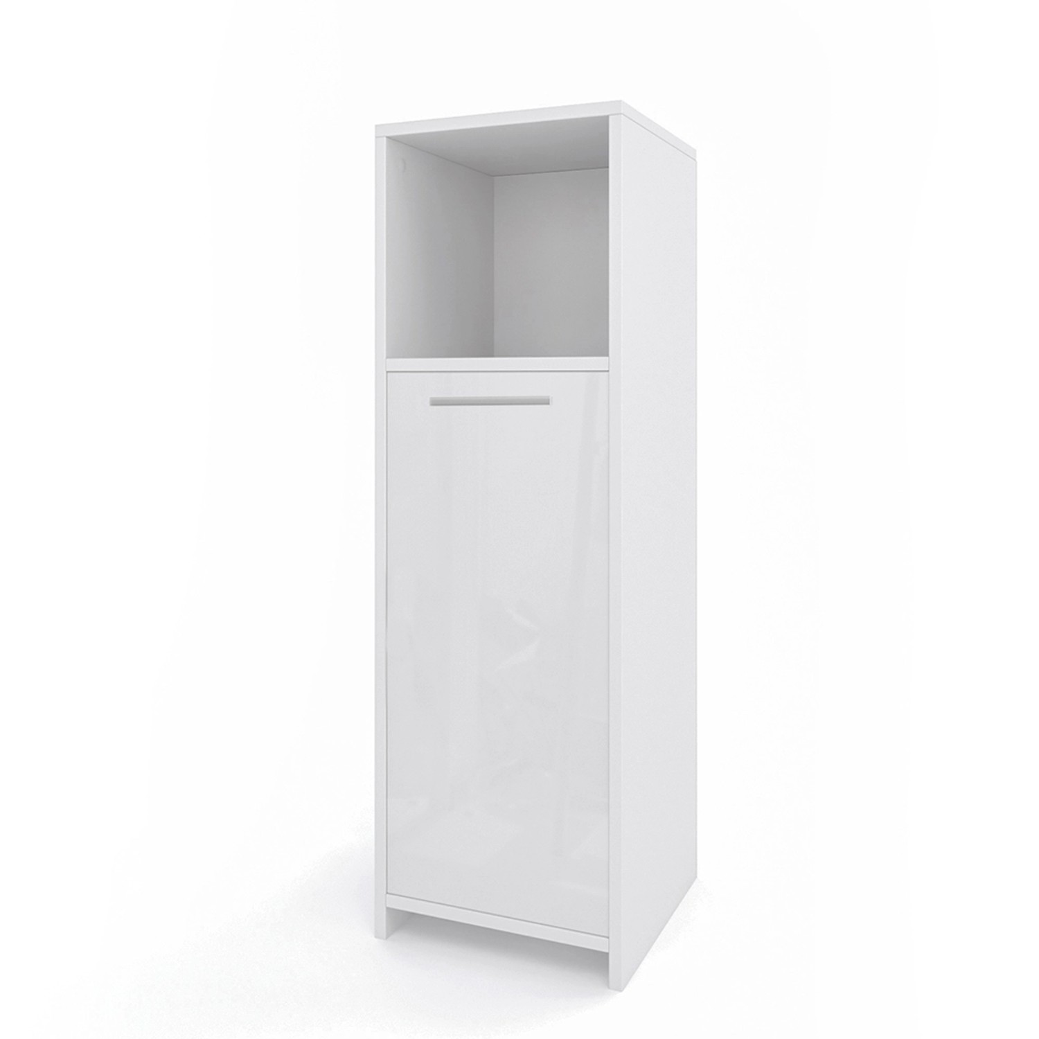Vicco Midischrank Kiko Weiß Hochglanz 30 x 95 cm
