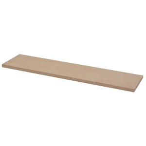 Rechteckiger Duraline Regalboden aus Paulownia, 80x23,5 cm, zur Wandmontage.