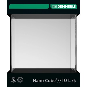 Dennerle Mini-Aquarium Nano Cube 10 l, Glasaquarium mit Zubehör.