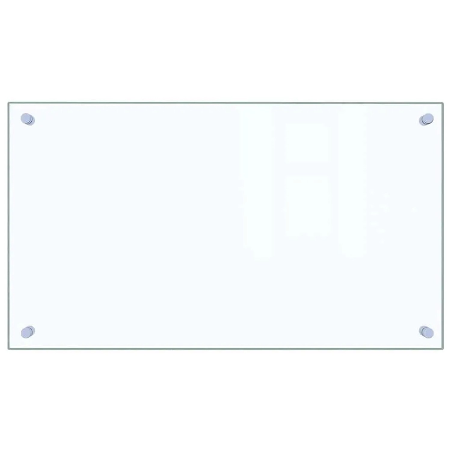 DELUKE Küchenrückwand Glas 70x40cm Transparent Wandverklediung Küche Wandschutz Spritzschutz Herdspritzschutz Glasplatte