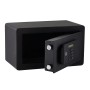 Offener, schwarzer Yale Tresor High Security Safe 9,6 l mit Code-Eingabe.