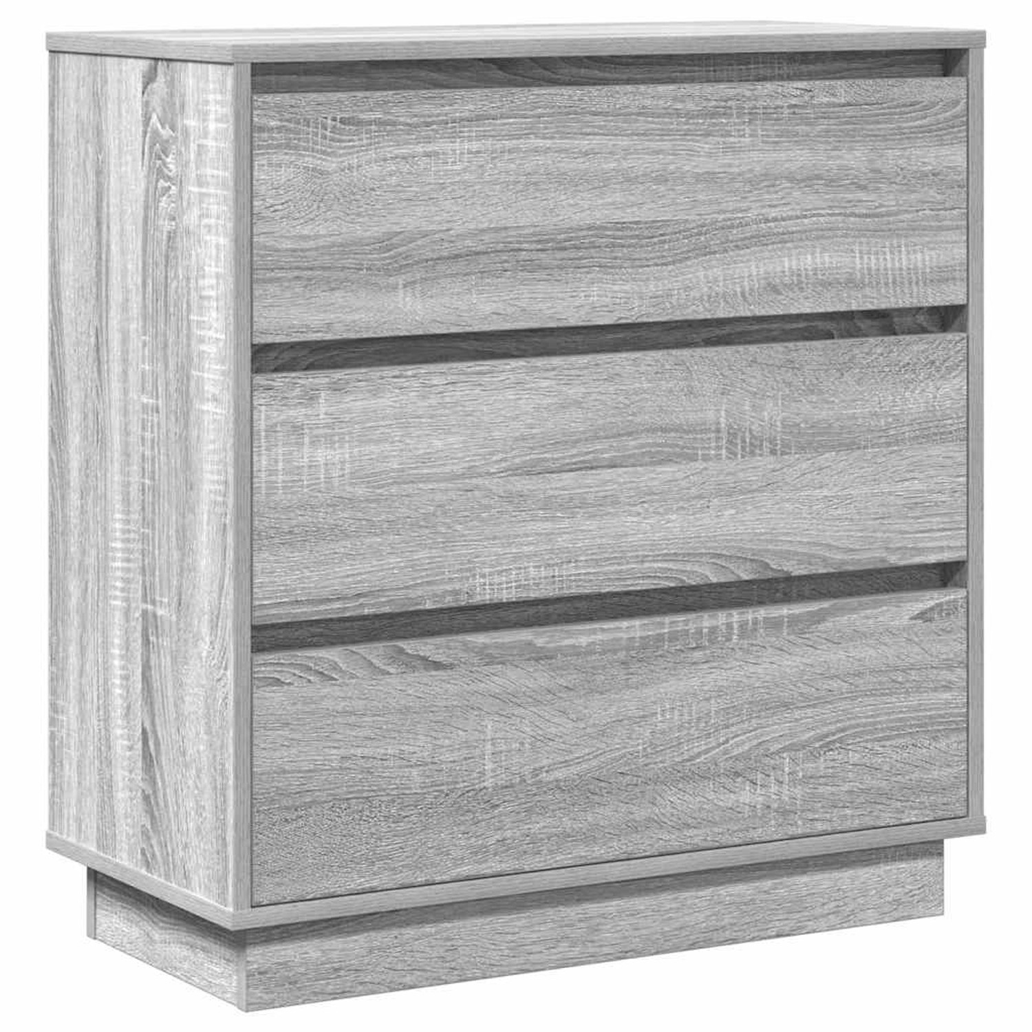 vidaXL Nachttisch mit Schubladen Grau 71 x 34,5 x 75 cm Holzwerkstoff 86963 günstig online kaufen