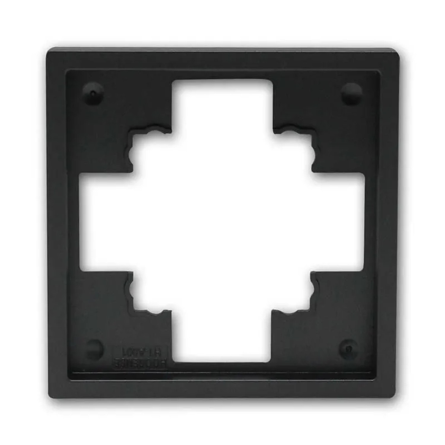 McPower 1-Fach Rahmen SHALLOW Anthrazit 80x80x10mm