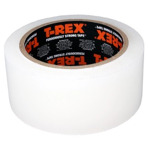 T-Rex Allwetter Klebeband, 48mm x 25m, transparent und UV-beständig.
