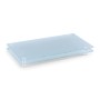 Zeller Glasschneideplatten-Set, 2 transparenten Glasbretter mit Füßen.