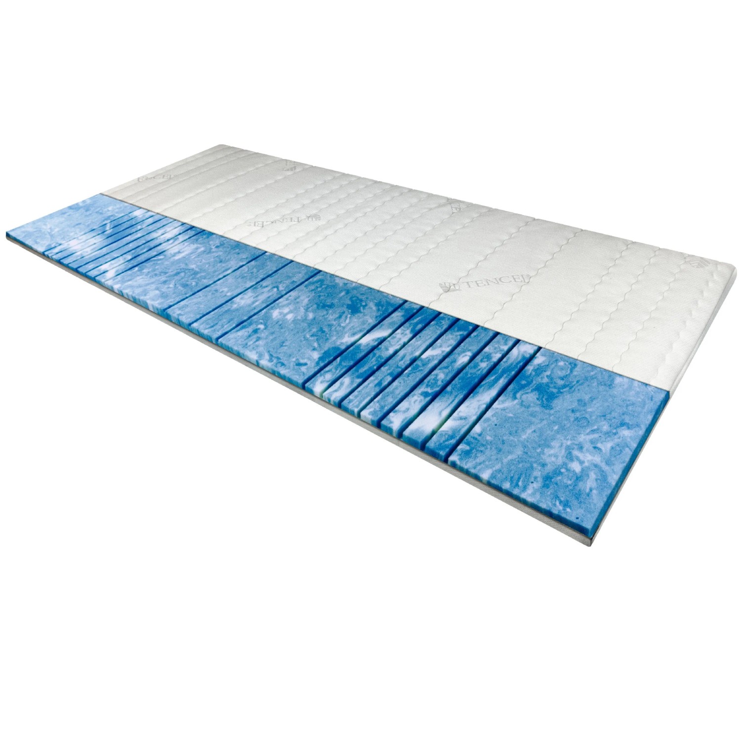 AM Qualitätsmatratzen 7 Zonen Deluxe Gel Topper RG50 Made in Germany  160x200cm