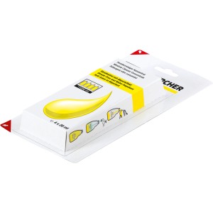 Kärcher Fensterreiniger Konzentrat, 4 x 20ml Packung für streifenfreie Fensterreinigung.