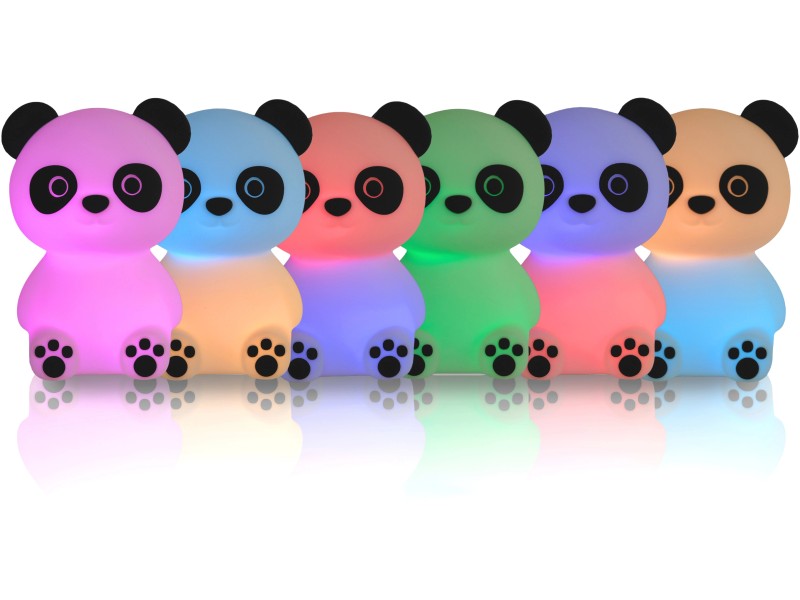 Timer OBI MegaLight RGBW Paddy Dimmbar LED bei Kinder-Nachtlicht Panda mit kaufen