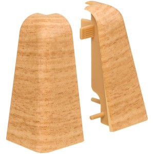 Living by Haro Außenecken Buche, 2er-Set für Sockelleisten, einfache Montage.