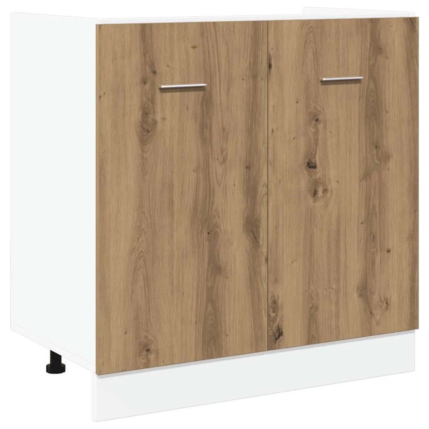 vidaXL Spülenunterschrank Lyon Artisan-Eiche 80x46x81,5 cm Holzwerkstoff 85 günstig online kaufen