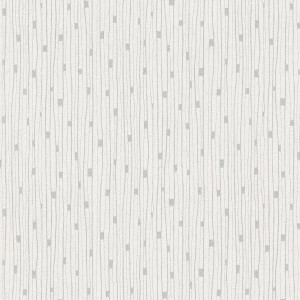 PROFHOME Streifen Tapete in Creme, Grau & Silber mit Glitzer-Effekt.