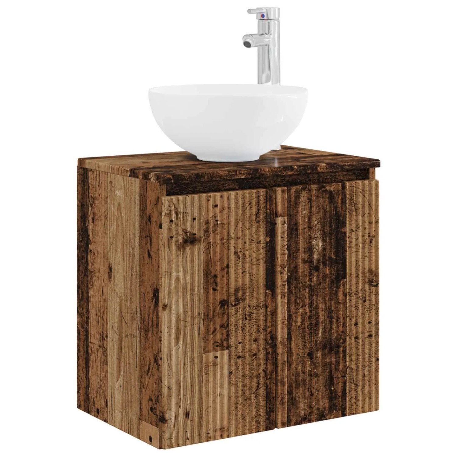 vidaXL Wandmontierte Waschtisch Altholz 49,5 x 35 x 63 cm 890390