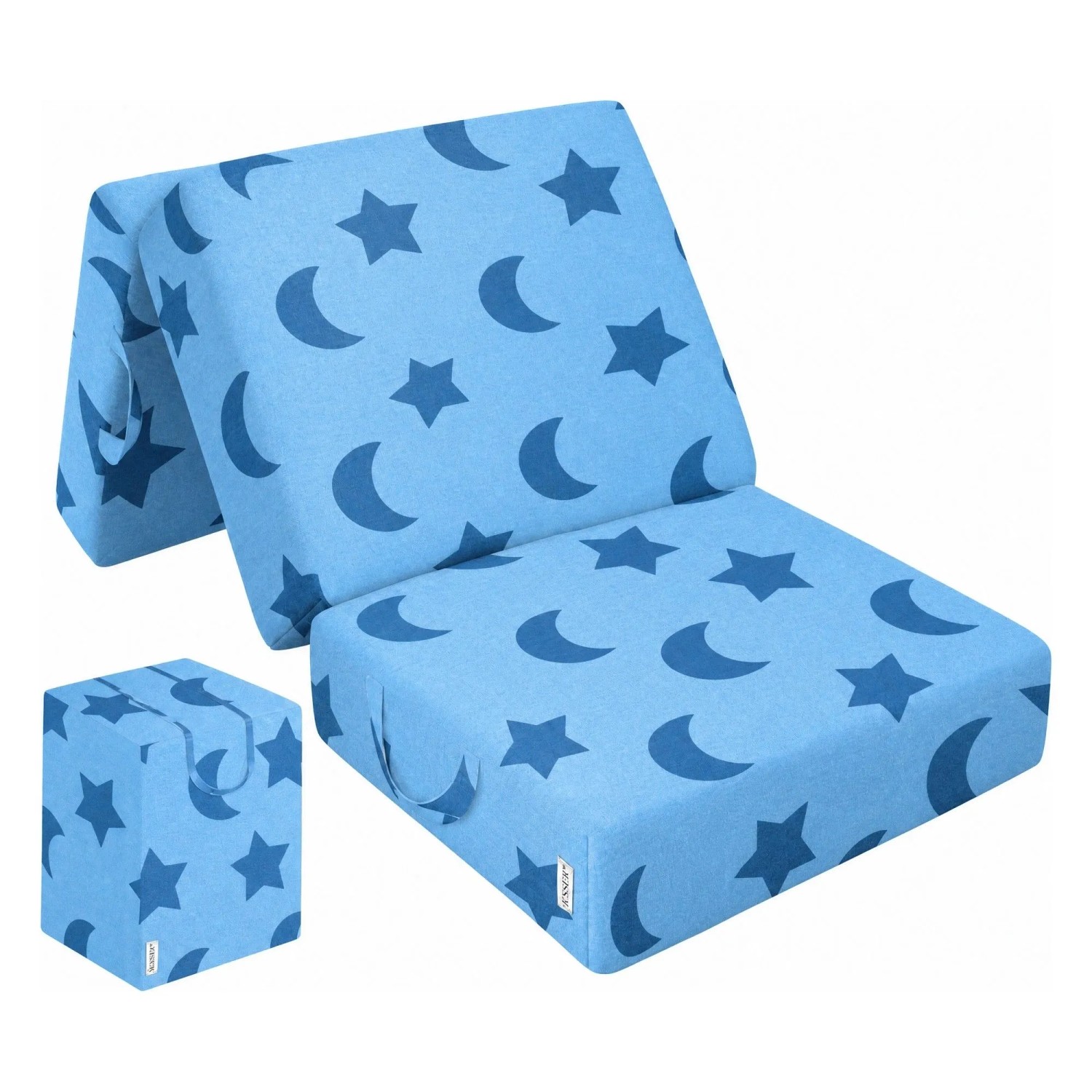 KESSER Klappmatratze Klappbare Matratze Höhe 15 cm 140 x 195 x 15 cm Blau
