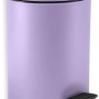 Spirella Adelar Kosmetikeimer, 3 l, Lavendel matt, mit Fußpedal und Softclose.