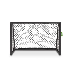 Schwarzes Exit Scala Aluminium Fußballtor, 120x80cm, mit Netz für Spiel & Spaß.