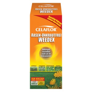 Celaflor Rasen-Unkrautfrei Weedex, 400ml Packung zur Unkrautbekämpfung im Rasen.