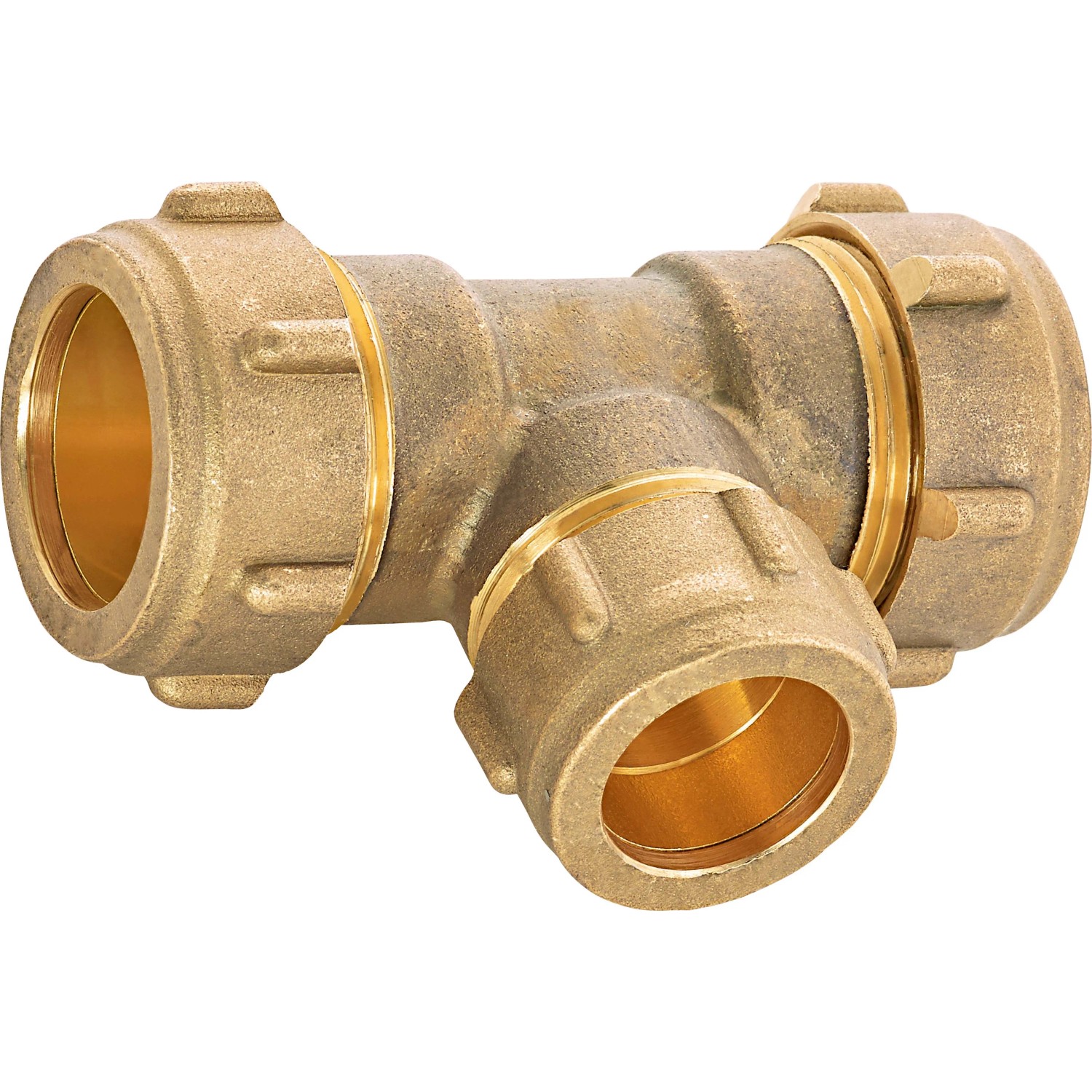 Messing Klemmringverschraubung, gerade/ IG für Rohr-Durchmesser 42 mm Messing Klemmringverschraubung, gerade/ IG für Rohr-Durchmesser 42 mm