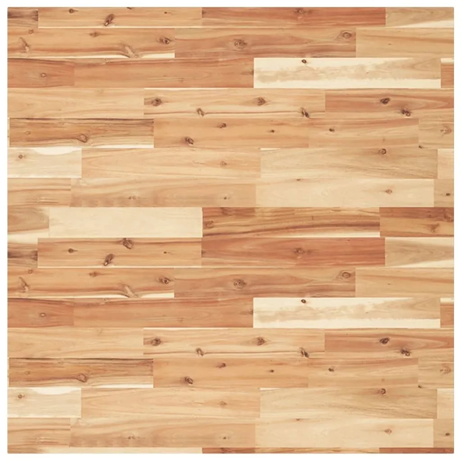 vidaXL Tischplatte Quadratisch 90x90x2 cm Massivholz Akazie 4008723