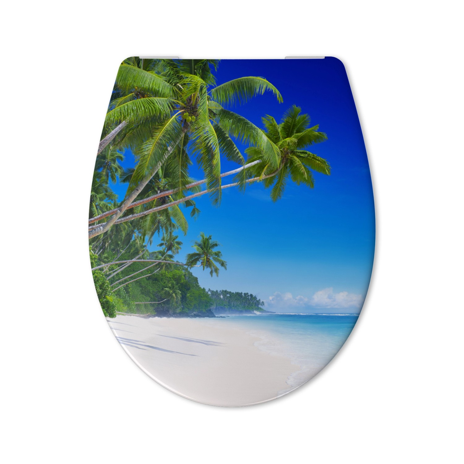 Calmwaters WC Sitz Motiv Palmenparadies Antibakteriell Absenkautomatik 26LP günstig online kaufen