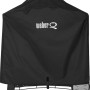 Weber Premium Abdeckhaube für Q 3000 Gasgrill, schwarze Schutzhülle mit Weber Logo.