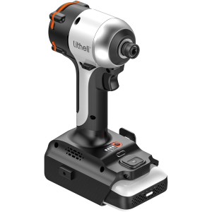 Litheli Akku-Schlagschrauber mit 2 Ah Akku, ideal für Schraubarbeiten. Leistungsstark und flexibel einsetzbar.