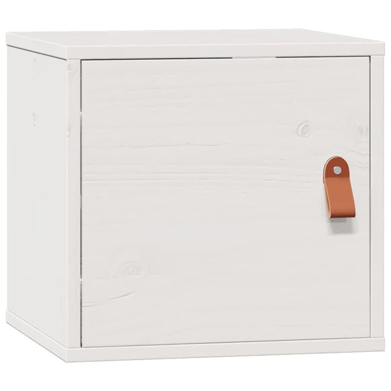 vidaXL Wandschrank Weiß 31,5x30x30 cm Massivholz Kiefer 818357