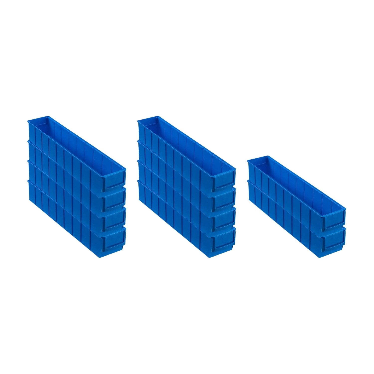 PROREGAL SparSet 10x Blaue Indurstriebox 500 S HxBxT 8,1 x 9,1 x 50 cm 2,8 günstig online kaufen