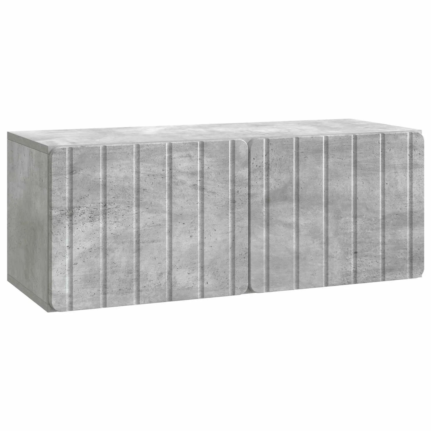 vidaXL Wandmontierter TV-Schrank Betongrau 78,5 x 31 x 30 cm 898378