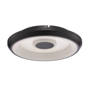 Lindby LED Smart Home Deckenlampe Lynden 10013313 Dimmbar in Schwarz 1-flammig Wohnzimmerleuchte