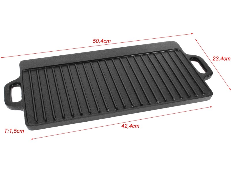 Gusseisen Grillplatte Aus Naturguss – 0,8 Cm Stark, Für Kaminverkleidung & Grill – Verschiedene Größen Bis 60x80 Cm