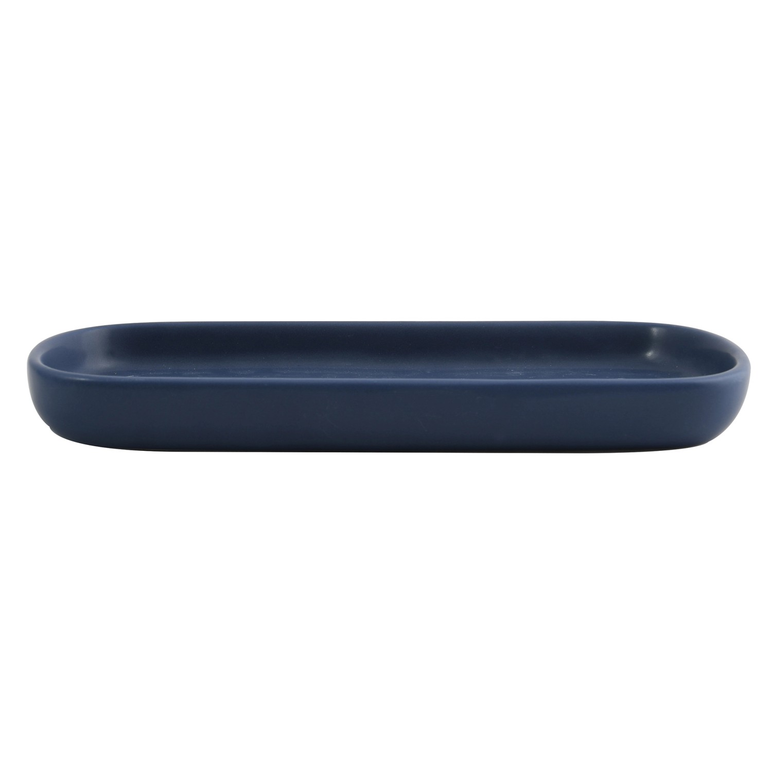 MSV Tablett Maonie Keramik 25,7 cm x 11,5 cm x 2,8 cm Dunkelblau günstig online kaufen
