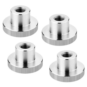 SOTECH 4er Set Rändelmutter M10 Edelstahl V2A SS304 Hohe Form DIN 466 Griffmutter