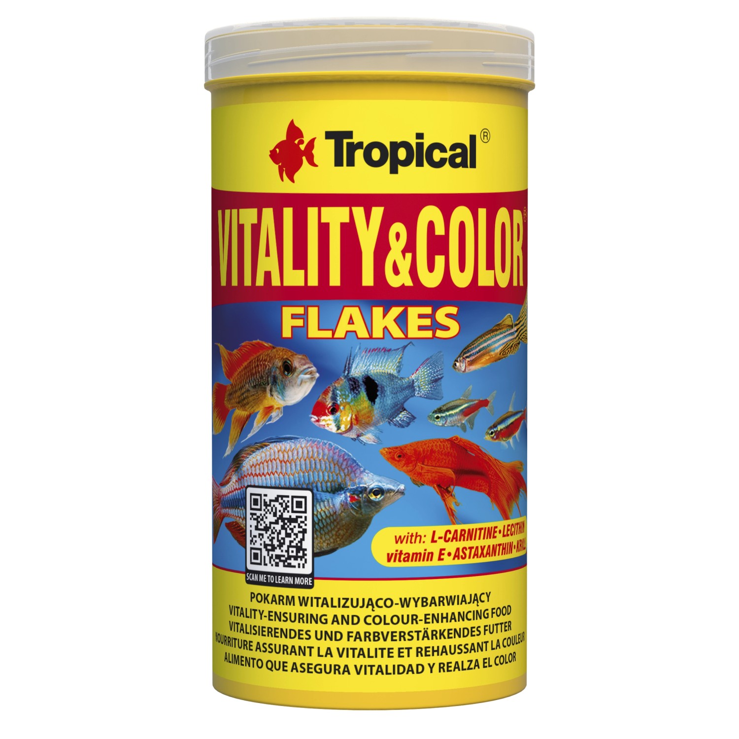 Tropical Flockenfutter Vitality & Color Flakes 250 ml