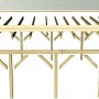 Karibu Einzelcarport Classic: Holzkonstruktion mit Stahl-Dacheindeckung, stabile Pfosten. Carport für PKW, Motorrad oder Fahrrad.