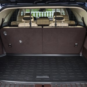 Relaxdays Hundegitter Auto Metall Schwarz Verstellbar 40 cm x 157 cm x 5 cm 2,43 kg