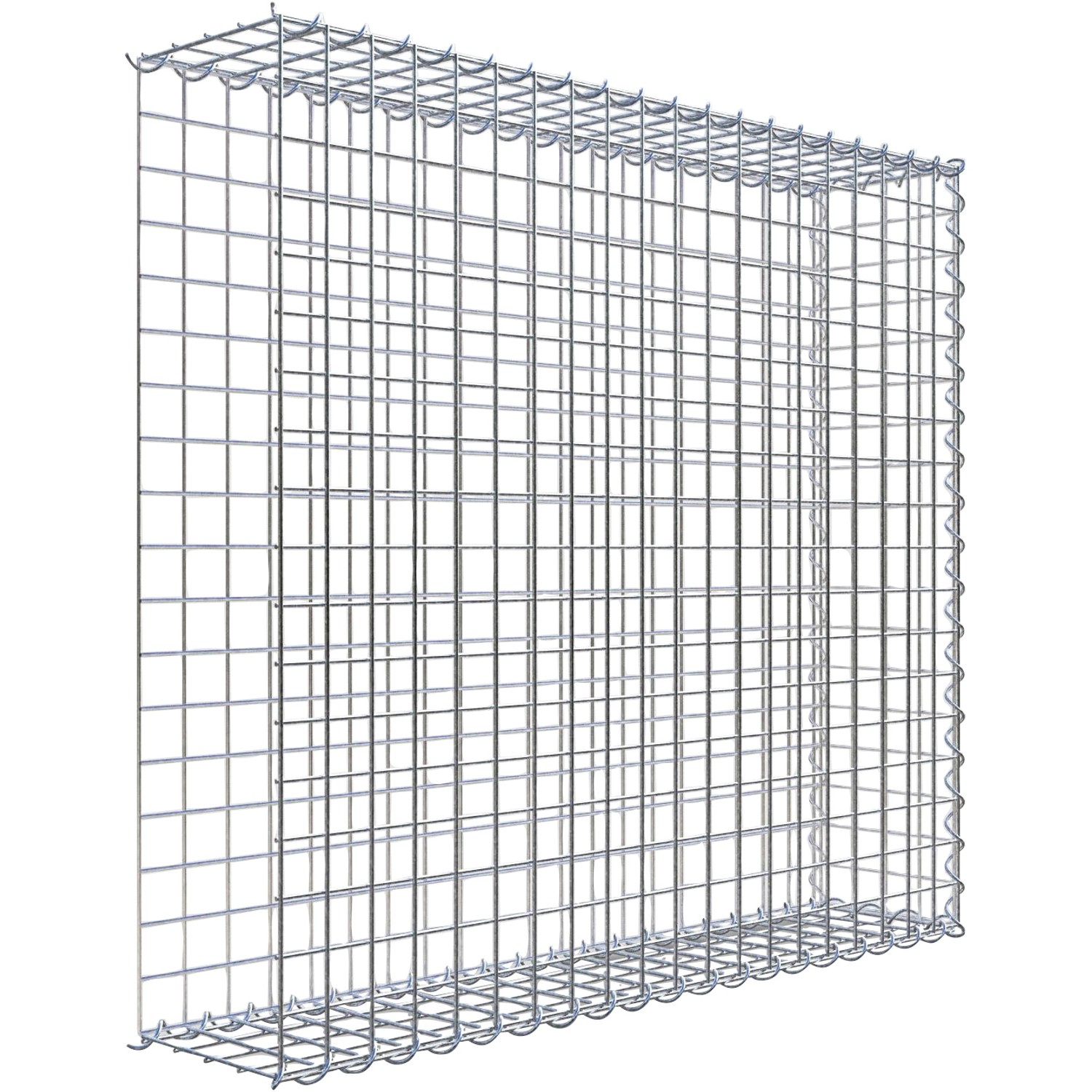 Gabiona Gabione-Anbaukorb Typ 2 90 x 100 x 20 cm Maschenw 5 x 5 cm