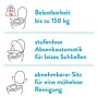 baliv WC-Sitz Filton: 150 kg Belastbarkeit, Absenkautomatik für leises Schließen, abnehmbar zur Reinigung.