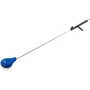 Nilfisk rotierende Waschbürste, 170 cm lang, für Hochdruckreiniger. Reinigungsgerät mit blauem Bürstenkopf.
