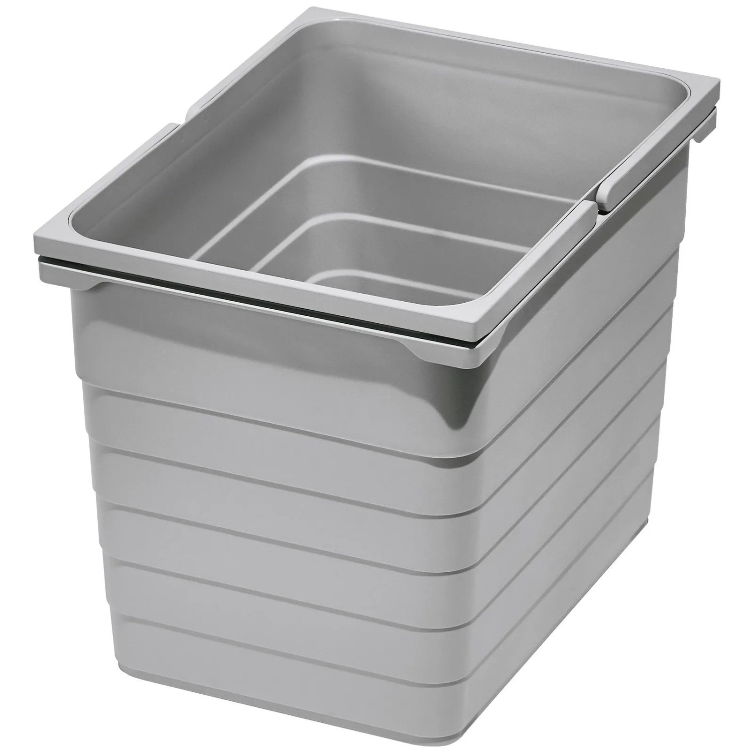 Ninka Eins2vier Abfallsammler Mülleimer 17L 310 x 306 x 230 mm Alugrau 5060 günstig online kaufen